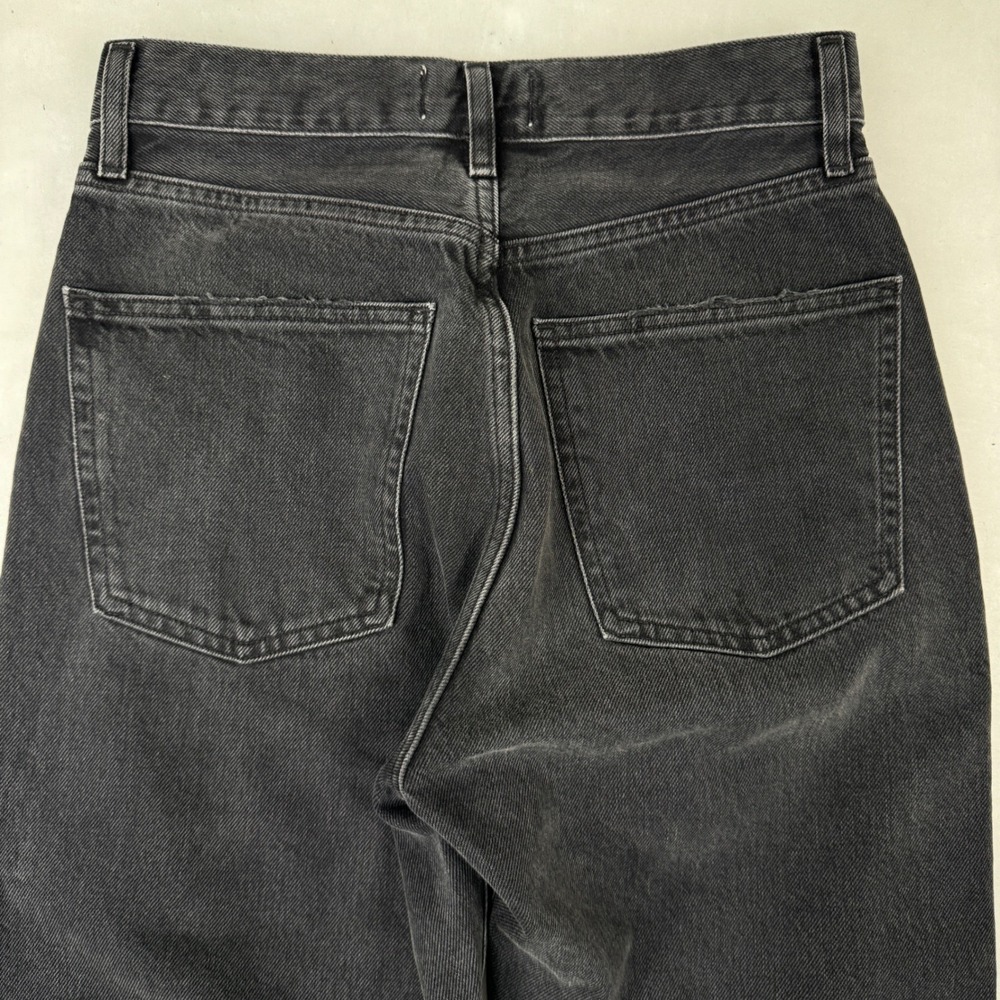 Agolde Jeans Womens 25 Blue 90s Pinch Waist High Rise Straight Button Fly Black - Picture 6 of 14